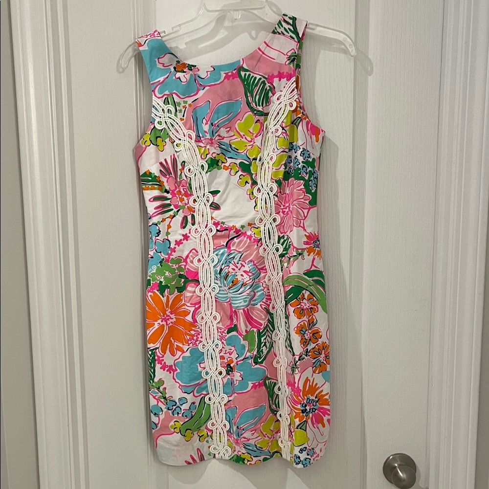 Lilly Pulitzer Pink and Orange Floral Dress